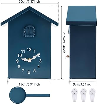 Amazon.com: Cuckoo Clock Plastic Cuckoo Wall Clock with Bird